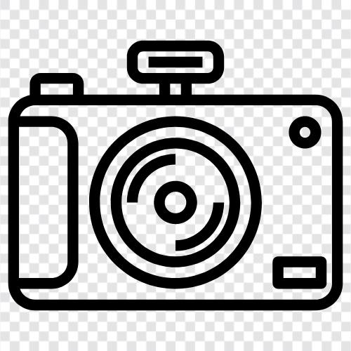 photography, digital photography, SLR camera, photography equipment icon svg