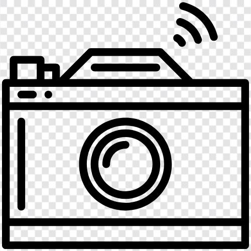 fotoğraf, dijital fotoğraf, SLR kamera, nokta ve çekim kamera ikon svg