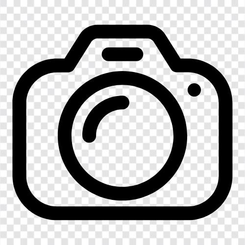 photography, digital camera, SLR camera, photography equipment icon svg