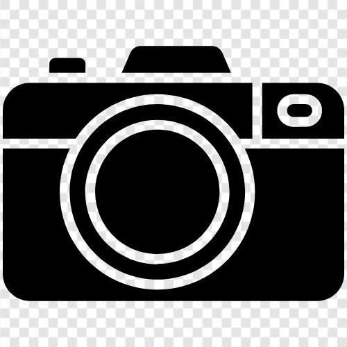 Fotoğraf, Kamera ekipmanları, Kamera yazılımı, Kamera aksesuarları ikon svg