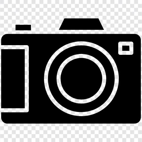 Фотосъемка, цифровая фотография, фотоаппаратура, фотопрограмма Значок svg