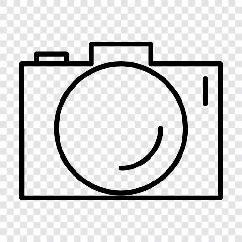 Fotografie, digitale Fotografie, Kamerazubehör, Digitalkamera symbol