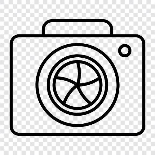 photography, digital camera, digital photography, digital imaging icon svg