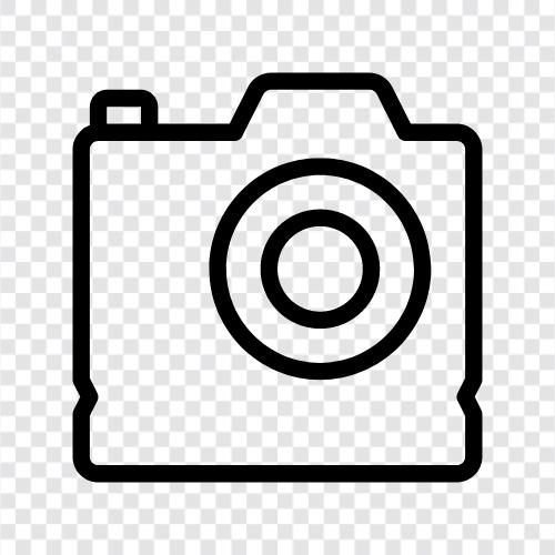 fotoğraf, dijital, kamera ekipmanları, fotoğraf yazılımı ikon svg