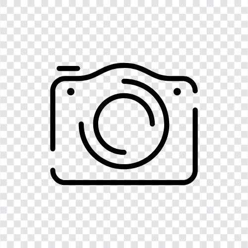 Фотосъемка, фотоаппаратура, фотопрограмма, фотосъемки Значок svg