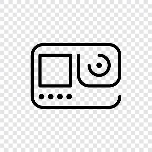 photography, digital, DSLR, camera equipment icon svg