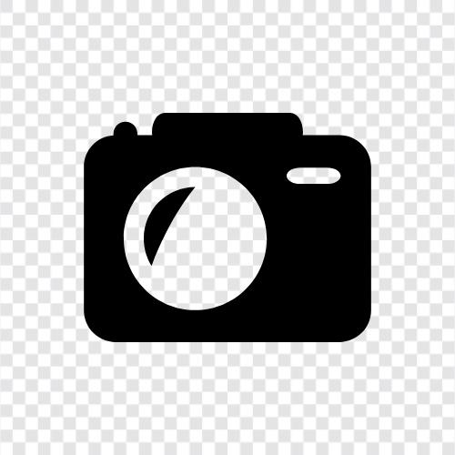 fotoğraf, kamera uygulaması, kamera ekipmanları, kamera kılıfı ikon svg