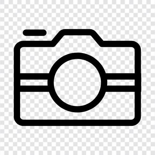 Fotografie, digitale Fotografie, Foto, Kameraausrüstung symbol