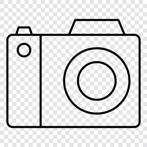 Fotografie, Foto, Bild, Digitalkamera symbol