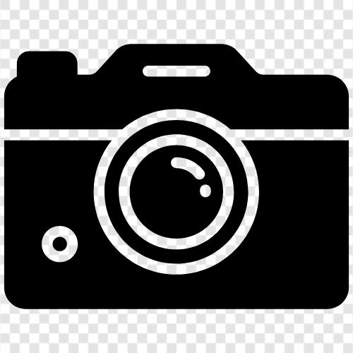 Fotografie, Fotoausrüstung, Kameralinse, Kameragehäuse symbol