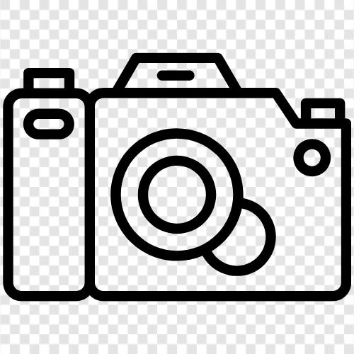 Fotografie, Fotoausrüstung, digitale Fotografie, Fotosoftware symbol