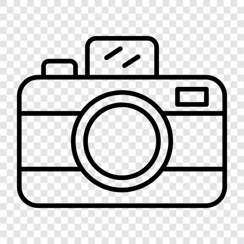 Fotografie, Fotoausrüstung, digitale Fotografie, Fotosoftware symbol