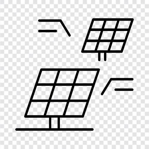 Photovoltaik, Solarzellen symbol