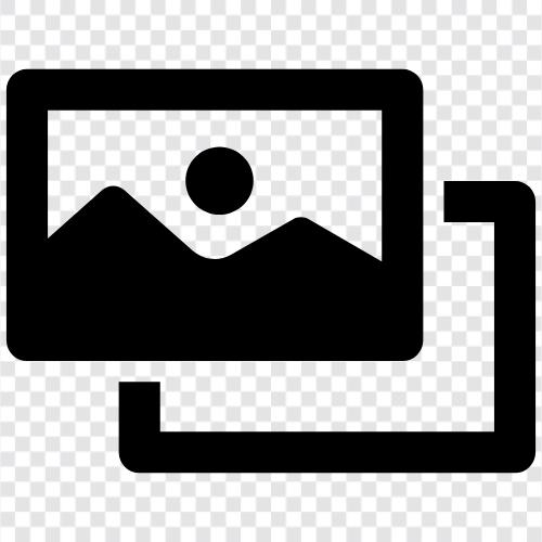 Picture of, Photograph, Picture Gallery, Pictures icon svg
