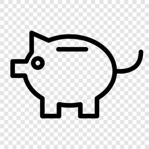 Ferkel, Schwein symbol