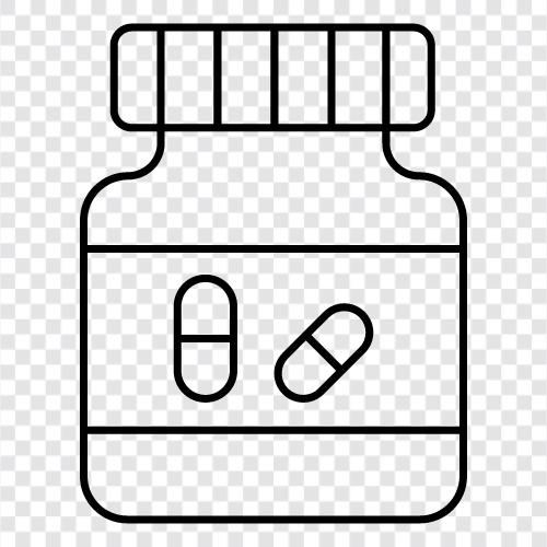 pill jar, medication jar, pill box, pills box icon svg