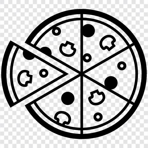 Pizza Lieferung symbol