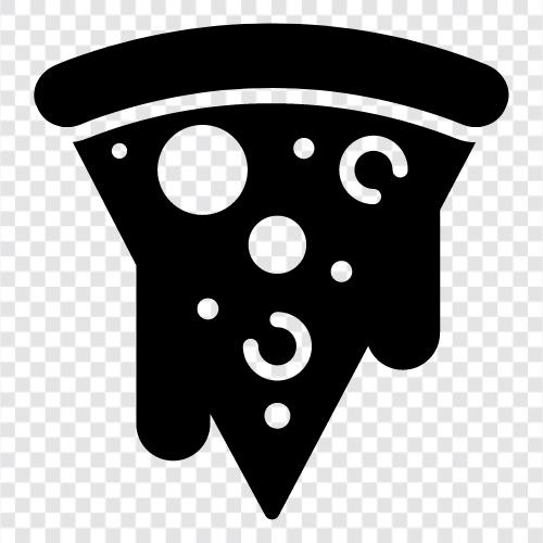 Pizza, Schnitt, Pizza Ort, Pizza Lieferung symbol
