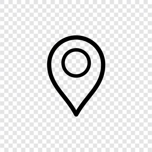 placement, how, Pin location icon svg