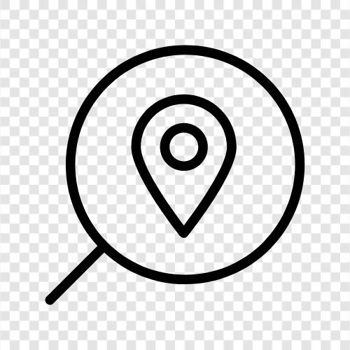 Places, Maps, Directions, Search Engine icon svg