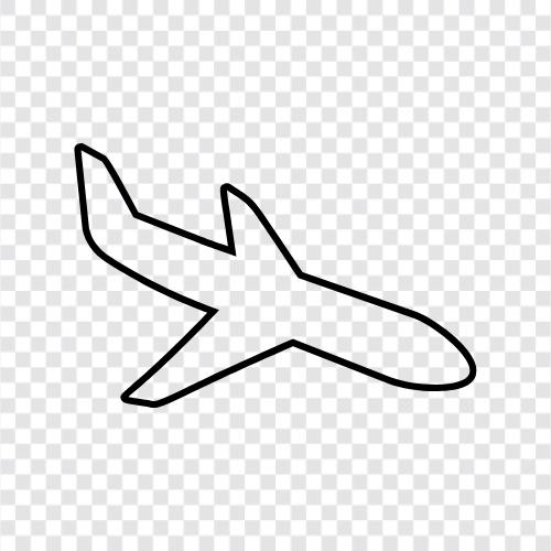 Flugzeug, Flug, Ankunft, Shuttle symbol