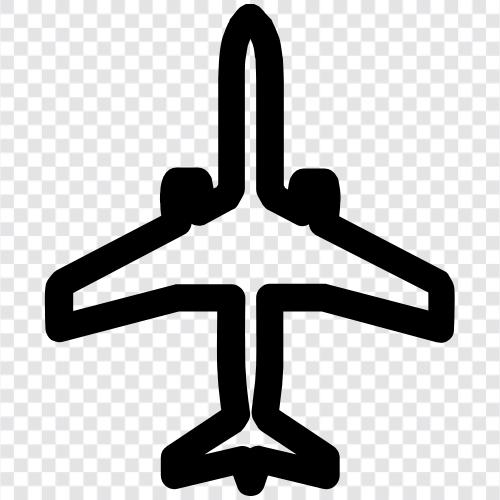 Flugzeuge, Luftfahrt, Fliegen, Reisen symbol