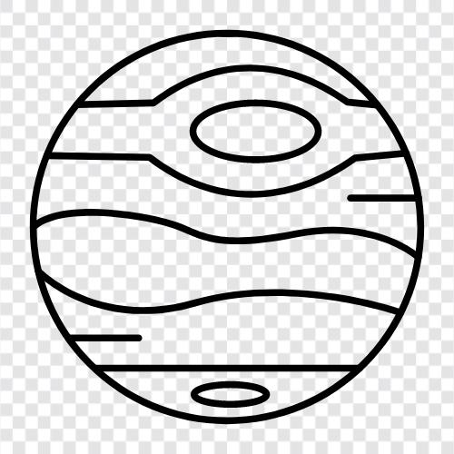 planet, solar system, largest planet in the, Neptune icon svg