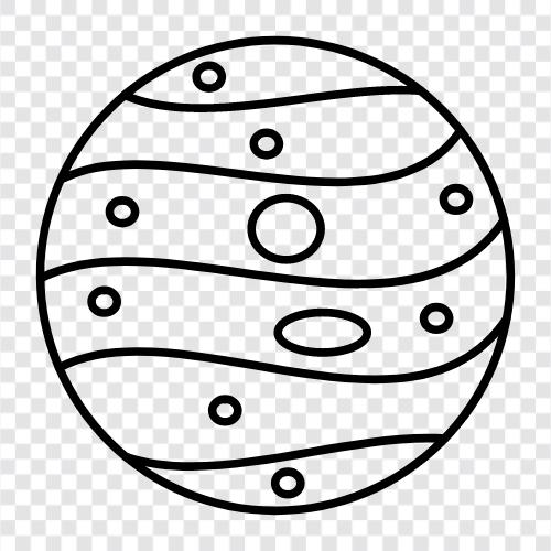 planet, solar system, astronomical, astrology icon svg