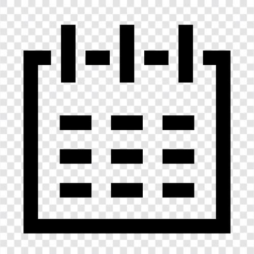 planlayıcı, günlük planlayıcı, aylık planlayıcı, haftalık planlayıcı ikon svg