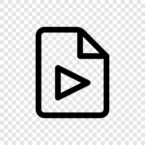 play files, play video, play audio, play games icon svg