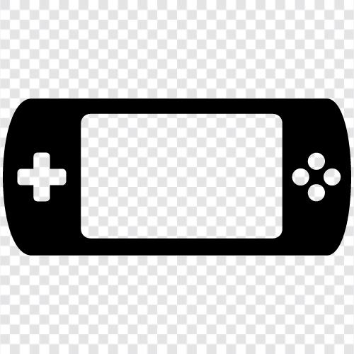 playstation, gaming, console, handheld icon svg