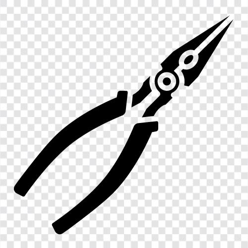 pliers for metal, pliers for plastic, crimping pliers, Pliers icon svg