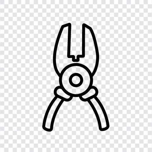 pliers for metal, pliers for plastic, pliers for wire, Pliers icon svg