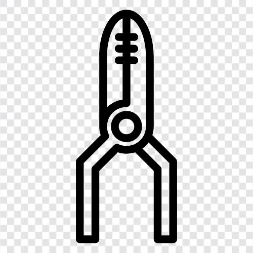 Pliers for metal, Pliers for fabric, Pliers for wood, Pliers icon svg