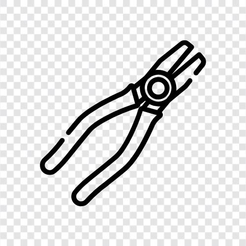 pliers for metal, pliers for wire, pliers for plastic, Pliers icon svg