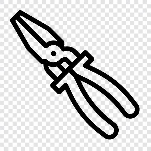 pliers for metal, pliers for plastic, pliers for wires, Pliers icon svg