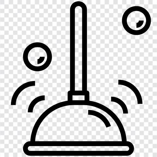 plumber plunger, plunger for plumbing, plunger for drain, plumbing plunger icon svg