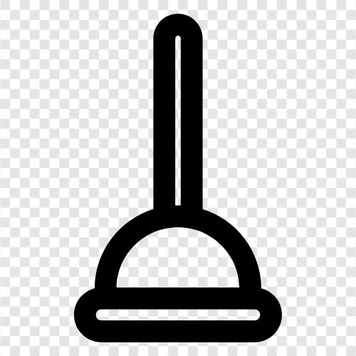 plunger, vacuum cleaner, suction cleaner, dirt icon svg