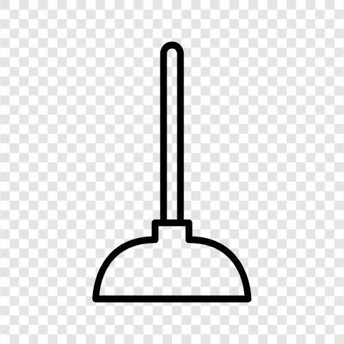 plunger, plunger vacuum cleaner, plunger cleaner, plunger su icon svg