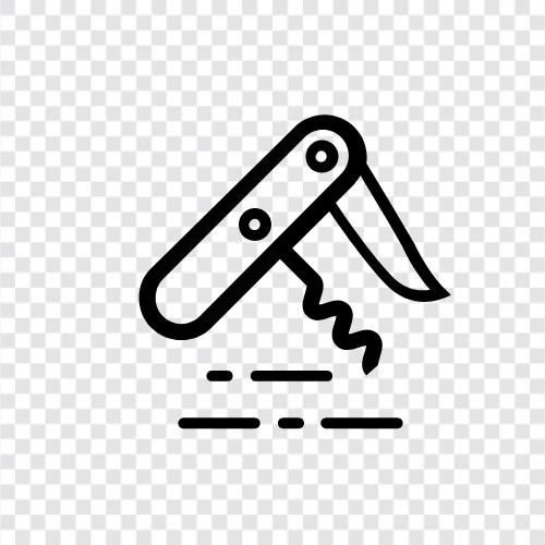 Taschenmesser Klinge, Taschenmesser Scheide, Taschenmesser Griff, Taschenmesser symbol