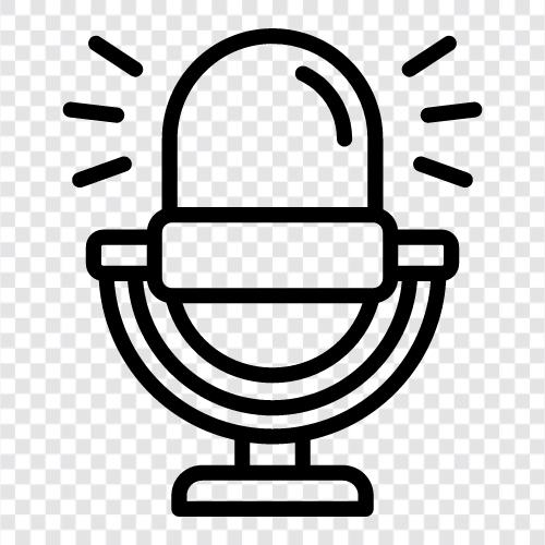 podcast, voice, recording, audio icon svg