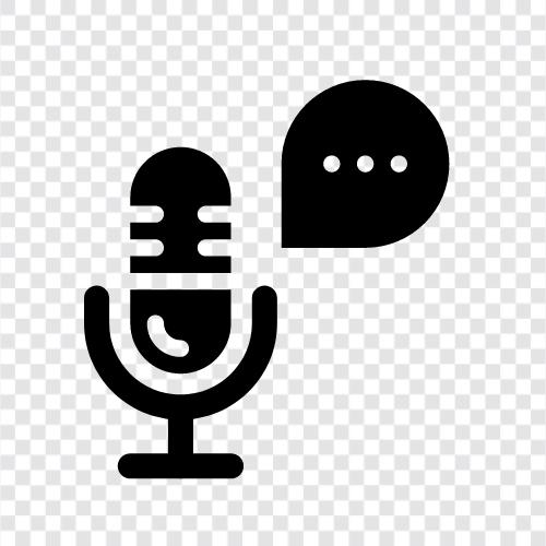 Podcast, Kayıt, Sesli, Mikrofon ikon svg