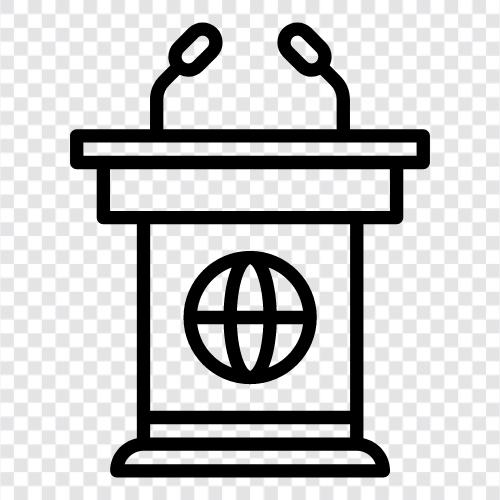 podium, lectern stand, podium stand, lectern storage icon svg