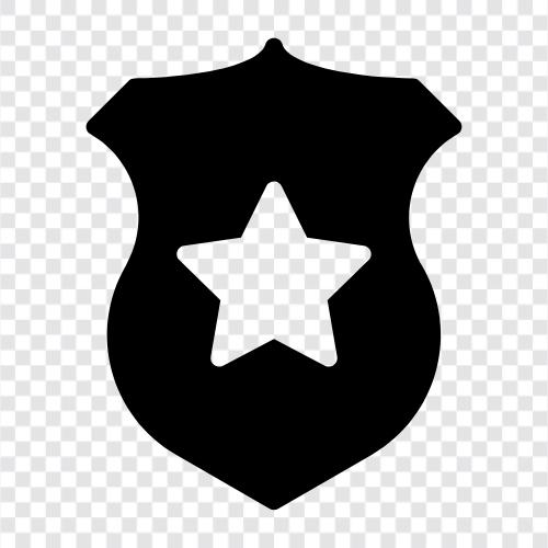 Polizist, Polizei, Strafverfolgung, Detektiv symbol