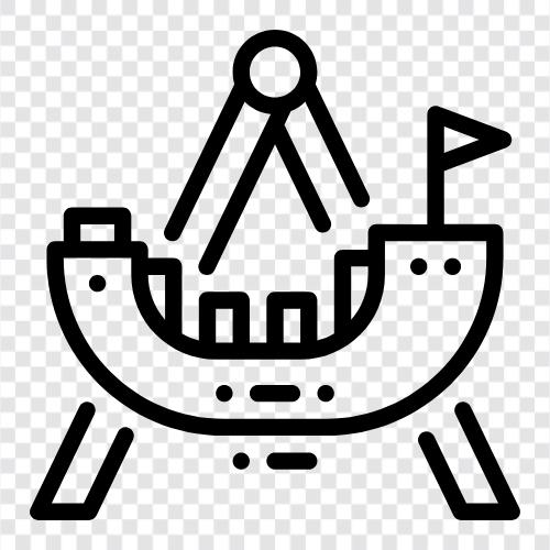 Pontonboot, Angelboot, Kanu, Kajak symbol