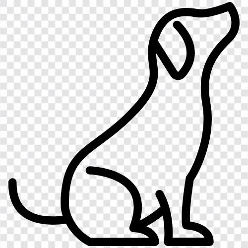 pooch, mutt, pup, canine ikon svg