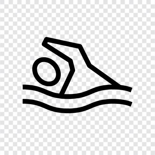 schwimmbad, schwimmen, lap, streich symbol