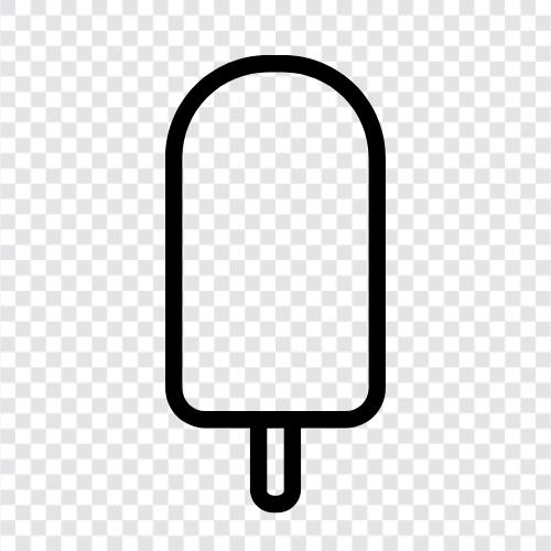 Popsicles, ices, frozen, frozen treats icon svg