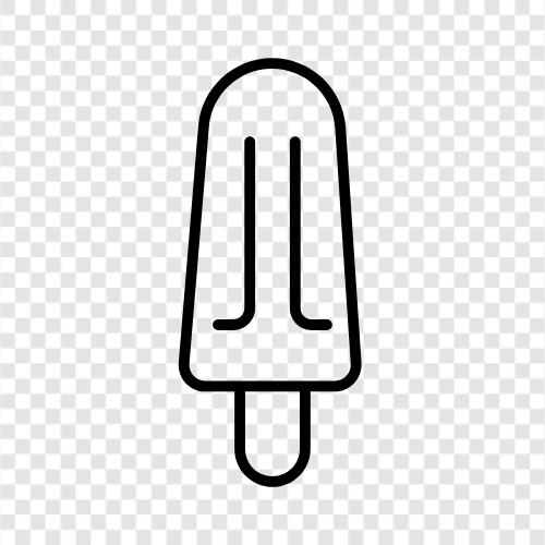 popsicles, ice cream, ice cream popsicles, frozen dessert icon svg