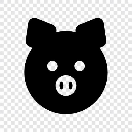 pork, bacon, ham, sausage icon svg